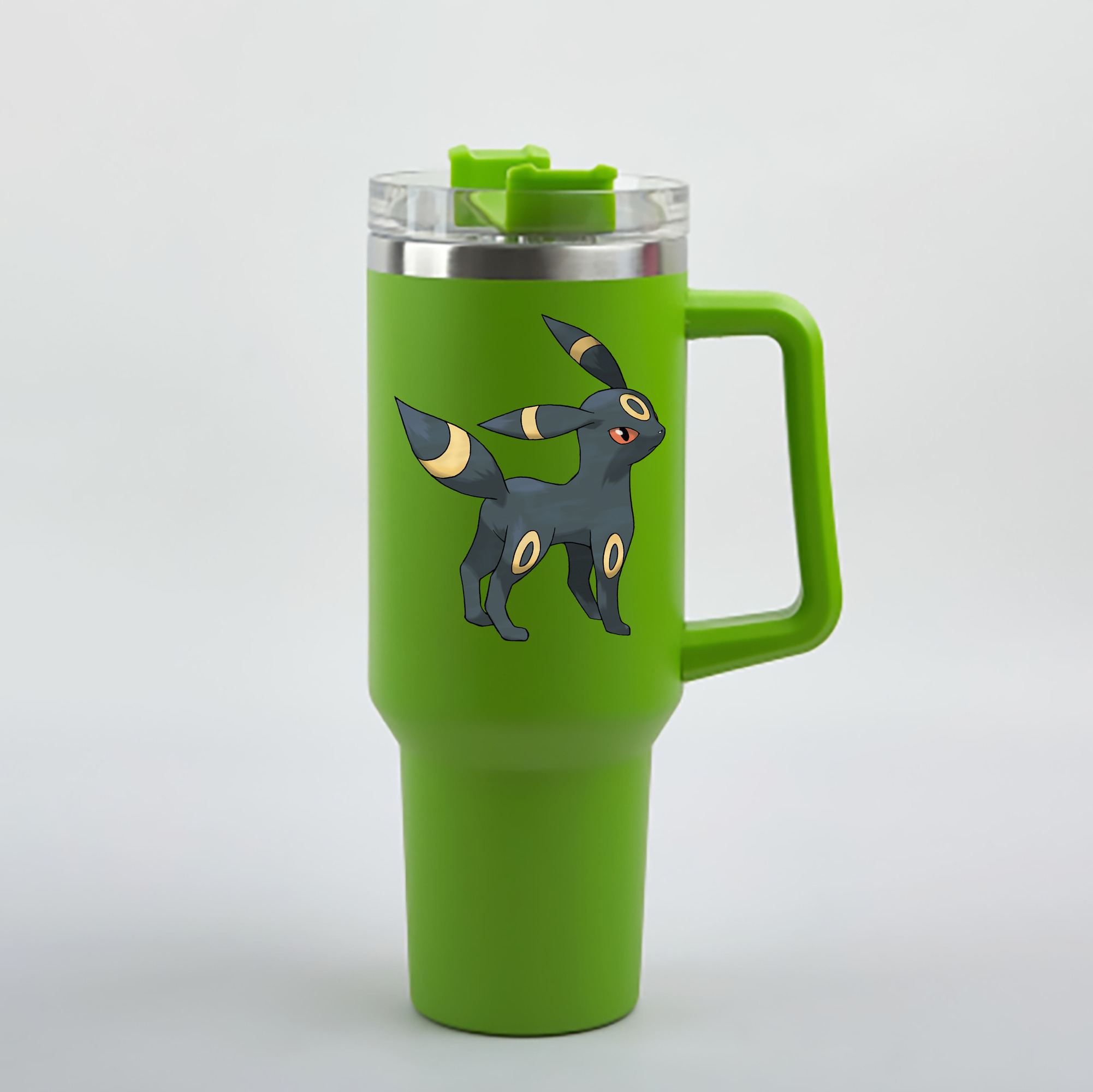 （画像用） ポケットモンスター Pokémon 1200mL車用タンブラー - クリスタルステッカー（プラスチックストロー付き）